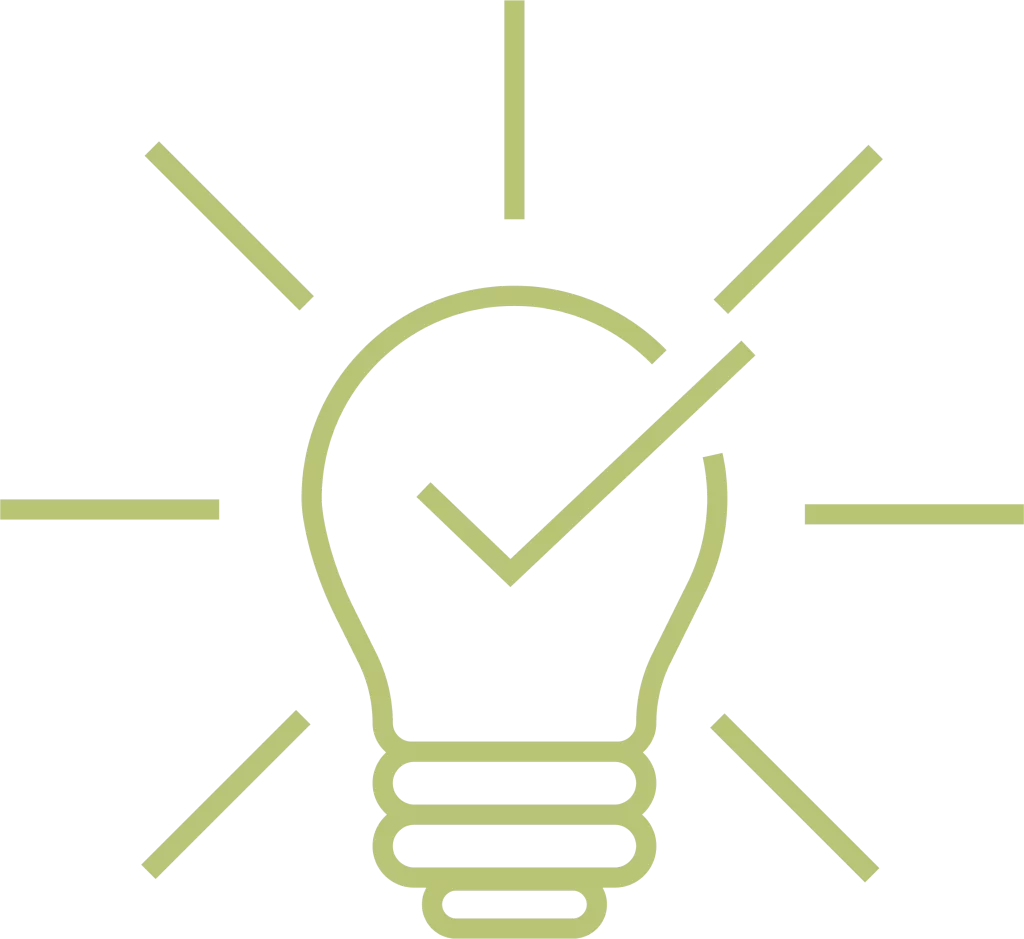 Vecteezy light bulb shining with check mark symbolizing successful idea 53238848 copy 1024x939
